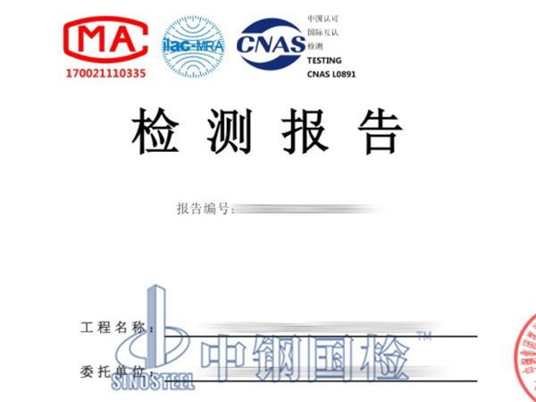 化學螺栓拉拔試驗檢測報告