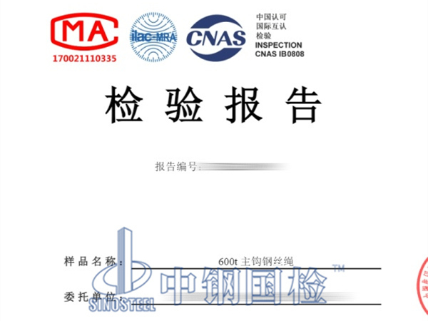 鋼絲繩無損檢驗檢測機構